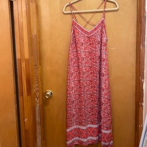 Midi Floral Print Dress